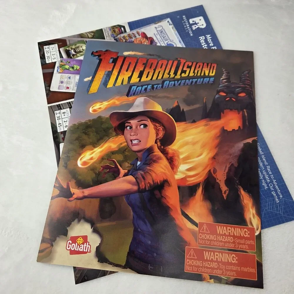 Fireball Island Race To Adventure Board Game 2021 Complete Goliath‎